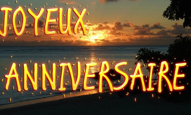 Joyeux Anniversaire