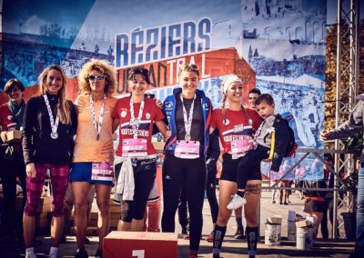 Béziers Urban Trail 2021 - podium filles