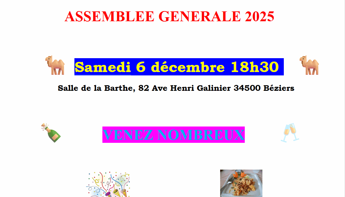 ASSEMBLEE GENERALE